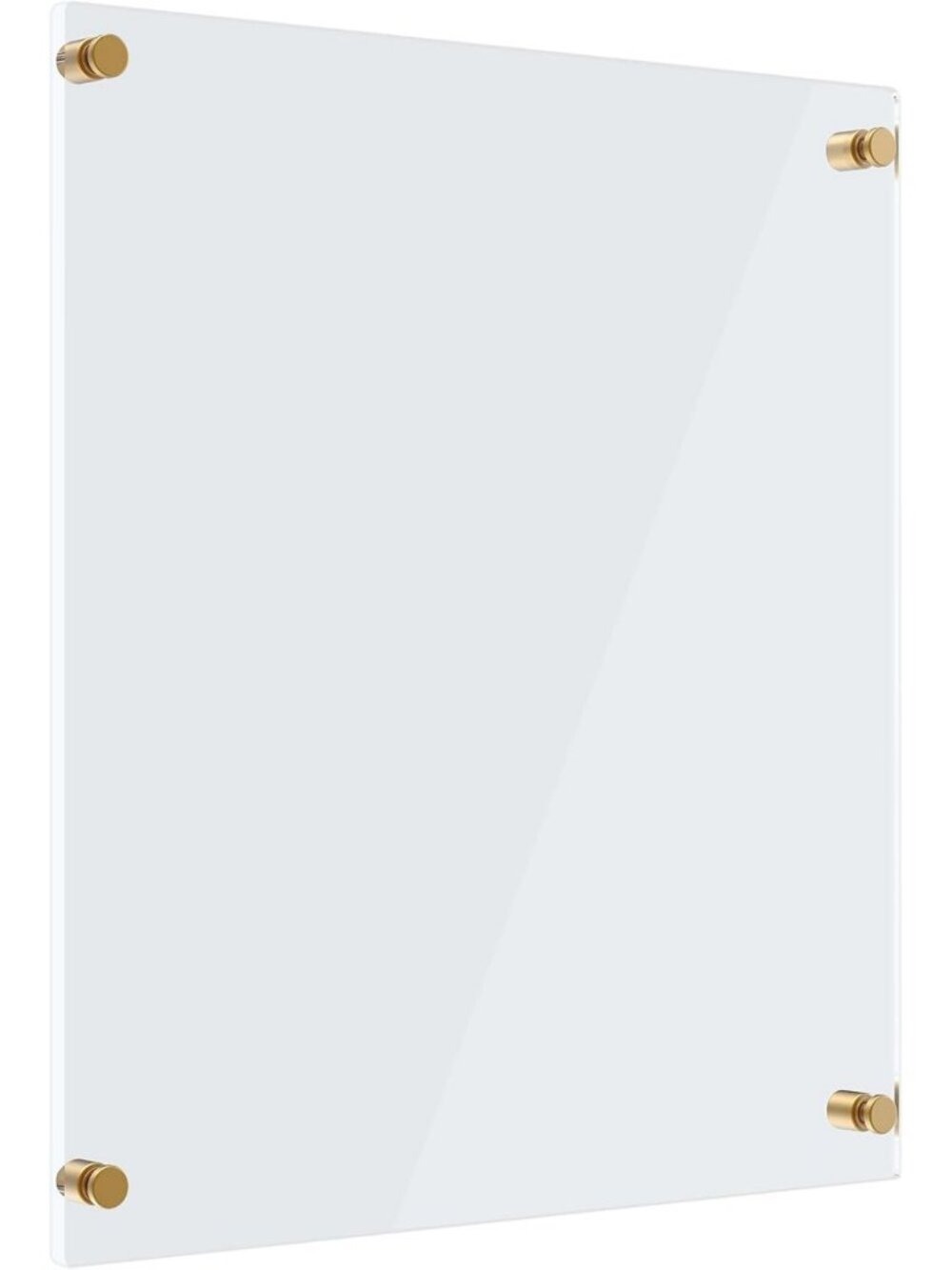 Clear Acrylic Dry Erase Board 18"x24" - Wall-Mounted Whiteboard for Home/Office